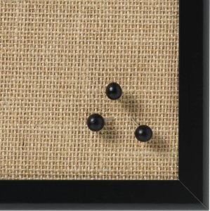 NAGA NORD pins i sortmalet træ til opslagstavler 12 stk. Sort 11x1x8mm (1stk) 1