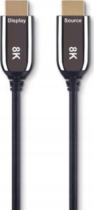 Kabel optyczny światłowodowy AOC HDMI 2.1 8K/60Hz, 4K/120Hz, 48Gbps HDR 10m 1