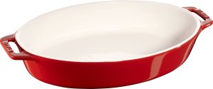Staub Owalny półmisek ceramiczny premium 2.3 l czerwony 1