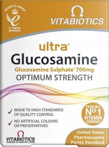 VITABIOTICS_Ultra Glucosamine glukozamina suplement diety 60 tabletek 1