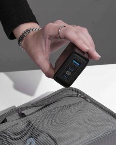 Ładowarka Sieciowa 230V Szybkie Ładowanie 65W 2 USB-C USB Typ-C + USB-A GAN / Speed Surge Gan 65W 9