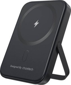 Powerbank magnetyczny Choetech B742 5000mAh 20W PD  z podstawką (czarny) 1