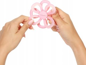 BABY ONO 1596/01 GRYZAK SILIKONOWY        FLOWER 3