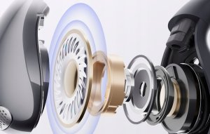 Bezprzewodowe słuchawki QCY Crossky Clip T33 Bluetooth 5.4 (białe) 8