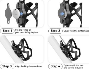 Lokalizator z uchwytem na bidon MiLi MiTag Bicycle Bottle Holder 8