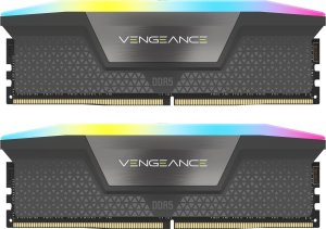 Pamięć Corsair Vengeance RGB, DDR5, 32 GB, 6400MHz, CL32 (CMH32GX5M2B6400Z32) 2
