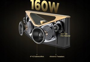 BUGANI Brief Pro - black+gold - Przenośny głośnik Bluetooth 2