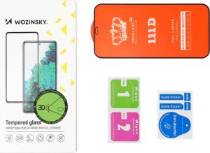 Wozinsky super wytrzymałe szkło hartowane Full Glue na cały ekran z ramką Case Friendly Nokia 2.4 czarny 5