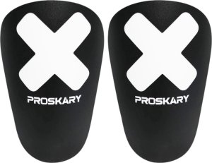 Ochraniacze piłkarskie Proskary Venom Shin Pads czarne 12x8 cm 1