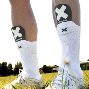 Ochraniacze piłkarskie Proskary Venom Shin Pads czarne 12x8 cm 3