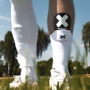 Ochraniacze piłkarskie Proskary Venom Shin Pads czarne 12x8 cm 4