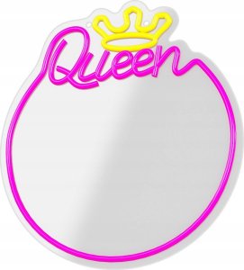 Forever Neon MIRROR LED QUEEN warm white pink FMNE04 Light 8