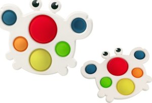 LeanToys Silikonowa Tablica Kolorowy Krab Pop It Edukacyjny Sensoryczny 2