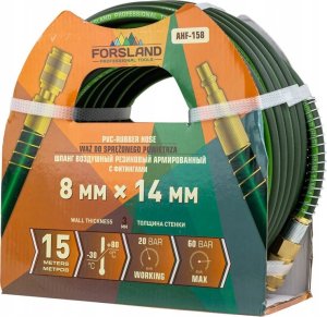 Wąż pneumatyczny 8mm x 15m z szybkozłączkami 1