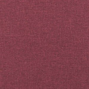 vidaXL Fotel rozkładany, winna czerwień, obity tkaniną 10