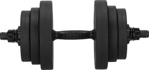 Hantle do ćwiczeń bitumiczne, 20 kg regulowany zestaw: gryf+ kettle UNIWERSALNY 7