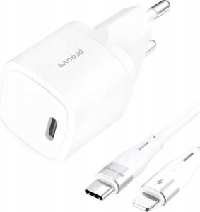 Ładowarka Sieciowa 230V 20W na USB-C USB Type-C + Kabel na Lightning PD3.0 / Silicone Power 20W 1