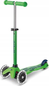 Micro hulajnoga Mini DELUXE LED GREEN BLUE 2