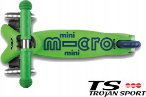 Micro hulajnoga Mini DELUXE LED GREEN BLUE 5