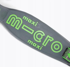 Micro Hulajnoga Maxi Deluxe Pro Grey/Green 11