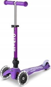 Micro hulajnoga składana Mini DELUXE LED Purple 1