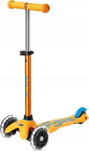 Micro Hulajnoga Mini Deluxe Apricot LED 1