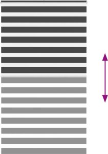 vidaXL Roleta zebra, czarna, szerokość tkaniny 120,9 cm, poliester 5