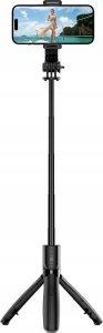 BLUE STAR uchwyt selfie z pilotem bezprzewodowym z trójnogiem L21 czarny 2