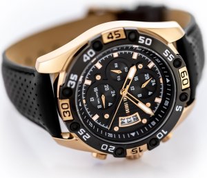 KOMPLET PREZENTOWY MĘSKI PAUL LORENS - Zegarek + Bransoletka (zg375f) 6