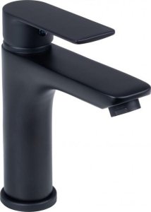 Zestaw bateria umywalkowa stojąca i korek klik-klak czarny - Yoka 2