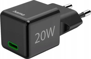 Hama 00201984 ładowarka do urządzeń przenośnych Smartfon Czarny Prąd przemienny Szybkie ładowanie Wewnętrzna 1