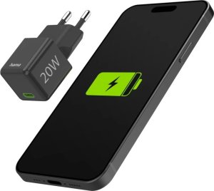 Hama 00201984 ładowarka do urządzeń przenośnych Smartfon Czarny Prąd przemienny Szybkie ładowanie Wewnętrzna 13