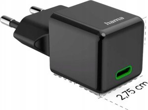 Hama 00201984 ładowarka do urządzeń przenośnych Smartfon Czarny Prąd przemienny Szybkie ładowanie Wewnętrzna 2