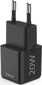 Hama 00201984 ładowarka do urządzeń przenośnych Smartfon Czarny Prąd przemienny Szybkie ładowanie Wewnętrzna 9