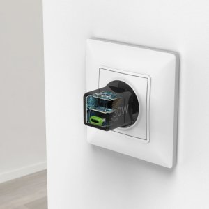 Hama 00201986 ładowarka do urządzeń przenośnych Smartfon, Tablet Czarny Prąd przemienny Szybkie ładowanie Wewnętrzna 13