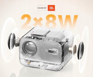Projektor Yaber L2s Beamer Sound by JBL 700 ANSI 1080P Native rzutnik 2024 8