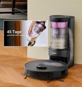 EUREKA E20 Plus robot odkurzający myjący stacja odsysająca 8000 Pa 300 m2 2