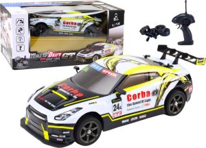 Auto Sportowe RC 1:16 Drift  Wymienne Koła Biało-Żółte 1