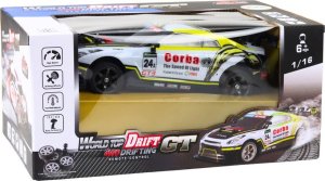 LeanToys Auto Sportowe RC 1:16 Drift Wymienne Koła Biało-Żółte 3