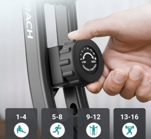 MERACH Rower treningowy domowy 4w1 magnetyczny ergometr nowy 7