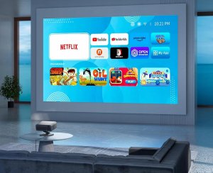 Projektor VISSPL Smart Beamer 4K 28000l WiFi6 Bluetooth kino domowe 4K 2024 6