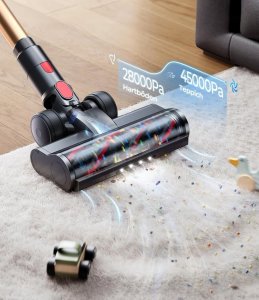 SMOTURE Odkurzacz pionowy akumulatorowy 45 000Pa/550 W/60 min bezprzewodowy 4