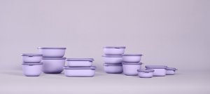 Mepal ZESTAW 3 MISEK CIRQULA PROSTOKĄTNA 500 1000 2000 NORDIC LILAC 106270074600 5