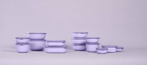 Mepal Zestaw 3 misek CIRQULA prostokątna 750 1500 3000 Nordic Lilac 106271074600 (MEPAL-AK-140-80) 4
