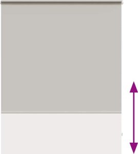 vidaXL Roleta prysznicowa z kasetą 120x240 cm Szerokość tkaniny 116 cm 5