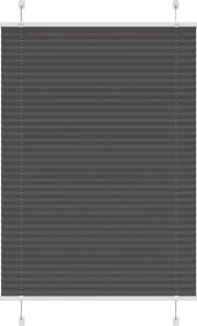 vidaXL Roleta plisowana czarna 95x150 cm Szerokość tkaniny 94,4 cm 1