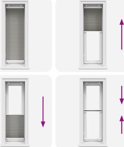 vidaXL Roleta plisowana antracytowa 45x100 cm Szerokość tkaniny 44,4cm 7