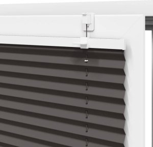 vidaXL Roleta plisowana czarna 60x150 cm Szerokość tkaniny 59,4cm 9