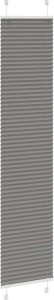 vidaXL Roleta plisowana antracytowa 45x200 cm Szerokość tkaniny 44,4cm 3