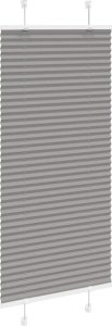 vidaXL Roleta plisowana antracytowa 65x150 cm Szerokość tkaniny 64,4cm 3